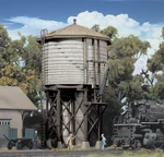 Walthers Cornerstone Ho Scale Building/structure Kit Wood Water Tank. Fixed Price $31.99.
