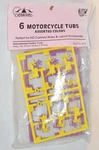 Ihc 4414 Ho Scale Motorcycle Tubs Assorted Colors Plastic Kit. Fixed Price $7.99.