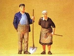 Preiser 45071 Farmer & His Wife Figures (set Of 2). Fixed Price $46.49.