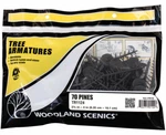 Woodland Scenics New 2024 Pine Tree Armatures 2-1/2" To 4" 70 Pcs TR1124. Fixed Price $27.26.