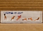 Merten Ho Scale #2527 Nudist Sunbathers, 1:87, Nib. Fixed Price $20.00.