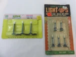 2 Packs Atlas Boulevard Lamp Posts Life Like Light-ups Gas W/bulbs Ho Nos. Fixed Price $20.00.