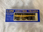 Vtg K-line Union Pacific Flat Car W/ Pipes Up #K-6673 Original Box!. Fixed Price $29.95.