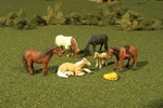 Bachmann Animals Horses PKG(6) 33169. Fixed Price $22.98.