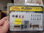 Woodland Scenics A1941 Ho Train Figures Street Accessories. Fixed Price $19.00.