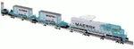 Lionel 6-21950 Maersk SD70 Diesel Set Nib. Fixed Price $749.99.