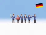 Noch 15265 Ho German Railway Officials Figures (set 6). Fixed Price $15.99.