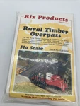 Rural Timber Overpass Bridge 237X61MM Plastic Kit Ho 1/87 Scale Rix 628-0200. Fixed Price $14.95.