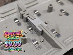 Special Sale - For Lionel Gauge Fastrack (100) Clips Connector Clamp Color. Fixed Price $9.99.