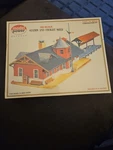 Model Power 427 Ho Scale Station And Freight Shed Building Kit. Fixed Price $27.98.