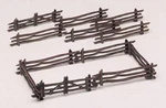 Bachmann Plasticville Rustic Fence (12 Pieces) O Gauge Kit. Fixed Price $19.76.