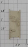 Lionel 3472-43 Eggshell Left Hand Milk Car Door (12). Fixed Price $16.80.