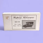 Ho Scale Jordan Highway Miniatures Kit 360-215 1925 Ford Mail Truck New Sealed. Fixed Price $19.99.