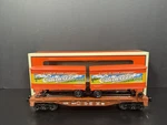 Lionel 6-58223 Lots 2015 Convention Cgw Flat Car Edelweiss Beer Trailers Nib. Fixed Price $50.00.