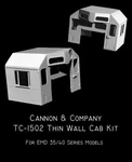 Cannon & Company TC-1502 Ho 35/40 Thinwall Emd Cab Kit Detail Part $5 Offer. Fixed Price $8.99.