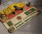 Vtg Marx Tin Plate Lithograph Trans-american Airways Airport 5-138-5 Playset. Fixed Price $79.99.