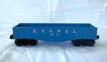 Lionel #6112 Short Blue Gondola (1956-1958) Gauge Postwar. Fixed Price $14.95.