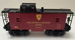 Lionel Gauge Delaware & Hudson #35707 Caboose Red Black - Excellent. Fixed Price $14.99.