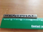 Lionel & Mth Prewar Std Gauge Passenger Car Nickel Nameplate Westphal. Fixed Price $6.99.