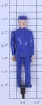 Lionel 145-27 Gauge Blue Painted Gateman Figure Without Lantern & Finger (10). Fixed Price $40.00.