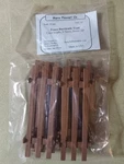 Marx Playset Co. PL-79 Fence Barricade Type 5" 8 Pieces Brown 54MM Scale New Usa. Fixed Price $19.99.
