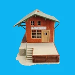Model Power Scale Freight Station Building Kit #1576 Talhausen. Fixed Price $24.99.