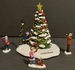 Rare Hawthorne Village Decorating Christmas Tree & Lamp Pole 14-09121-160. Fixed Price $65.00.