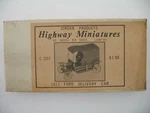 Jordan Highway Miniatures Ho Kit C-207: 1911 Ford Delivery Car, Sealed Box. Fixed Price $22.00.