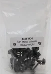 Ihc 4355-H36 Ho Scale Blackened 31" Metal Wheel Heavyweight Set (pack Of 36). Fixed Price $45.89.