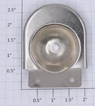 Lionel 400E-28 Nickel Boiler Front Reflector Without Light Socket (6). Fixed Price $67.20.