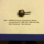 American Flyer Original Parts - XA9569 Armature Assembly New Rewind #593. Fixed Price $50.00.