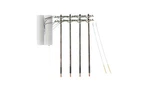 Woodland Scenics US2281 Pre-wired Poles Double Crossbar. Fixed Price $26.56.