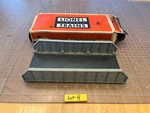 Lionel Train 2214 Gray Girder Bridge W/ 314 Orange Box 10" Long H. Fixed Price $18.95.