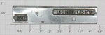 Lionel 2817-1 Prewar Gauge Nickel Nameplate Insert. Fixed Price $9.00.