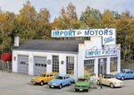 Walthers Cornerstone Ho Scale Building/structure Kit Import Motors. Fixed Price $37.99.