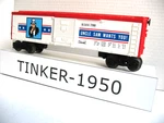 Lionel 6-7700 Gauge Uncle Sam Boxcar Ex/box. Fixed Price $20.88.