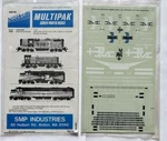 Accu-cals Ho Decal-multipak Boston Maine/b&m Diesels (mid 50 S-1978+) #5801H. Fixed Price $12.95.