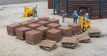 Walthers Cornerstone Ho Scale Building/structure Kit Brick Stacks. Fixed Price $15.99.