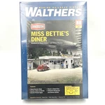 Walthers Cornerstone Ho Miss Bettie's Diner With Interior & Shed Kit Nos Sealed. Fixed Price $28.50.
