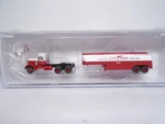 Trainworx N-scale 55120, Peterbuilt 351 W/ Tanker Trailer, Chevron. Fixed Price $99.99.