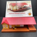 Bachmann Item # 46-1216 Lighted Freight Station H/o Scale Trains. Fixed Price $15.00.
