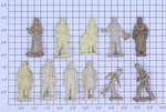 Acme 0705-0918 Gauge Train Station Figure Assortment (set Of 11). Fixed Price $30.00.