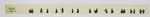 Lionel 2521-3 Right Hand Passenger Car Window Strip (10). Fixed Price $10.00.