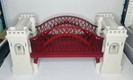 Mth Rail King 9020 Hellgate Bridge (red & Gray) Light-new Ib Shipping Carton. Fixed Price $200.00.