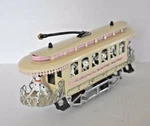 Pride Lines Modern W.disney Productions White & Pink 101 Dalmatians Trolley. Fixed Price $250.00.