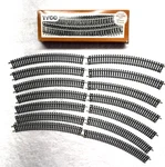 Tyco Ho Scale Tru-steel Train Tracks 15946 Curved 9" Box 14 Pieces Vtg Guc. Fixed Price $15.99.