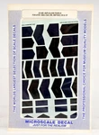 Microscale Ho 87-440 Atsf, B&o, C&o, Bn, Amtrak Anti-glare Panels Decal. Fixed Price $8.49.