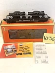 Lionel #6-17557 Route 66 Flat Car With (2) Black Sedans Brand New O-gauge. Fixed Price $35.00.