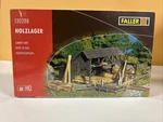 Faller 130288 Ho Scale Lumber Yard With Logs Beams Wooden Planks. Fixed Price $35.00.