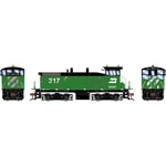 Athearn Ho 28666 Rtr SW1500 Burlington Northern #317. Fixed Price $219.99.